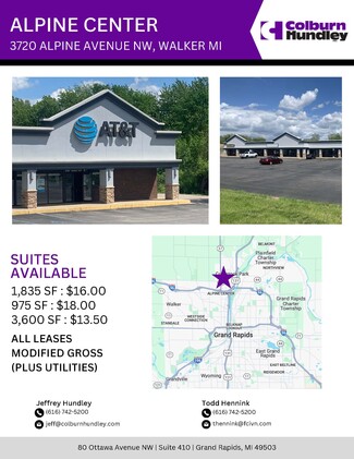 Comstock Park, MI Office/Retail, Retail - 3720-3734 Alpine Ave NW