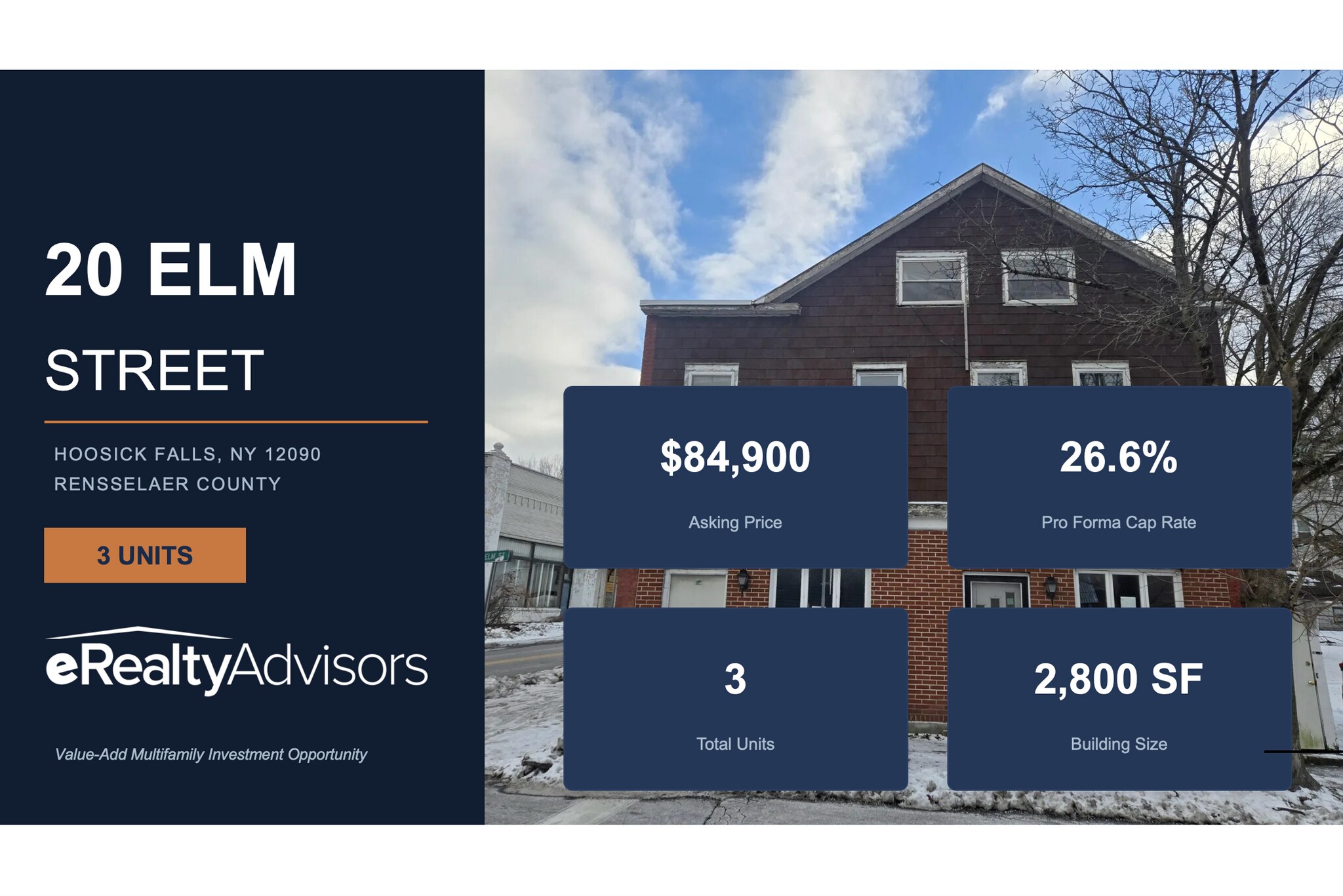 20 Elm St, Hoosick Falls, NY for Sale