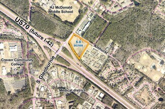 New Bern, NC Commercial Land - Amhurst Blvd @ S Glenburnie Rd
