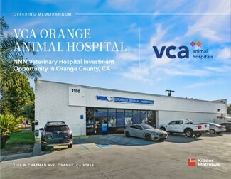 Orange, CA Veterinarian/Kennel - 1100 W Chapman Ave