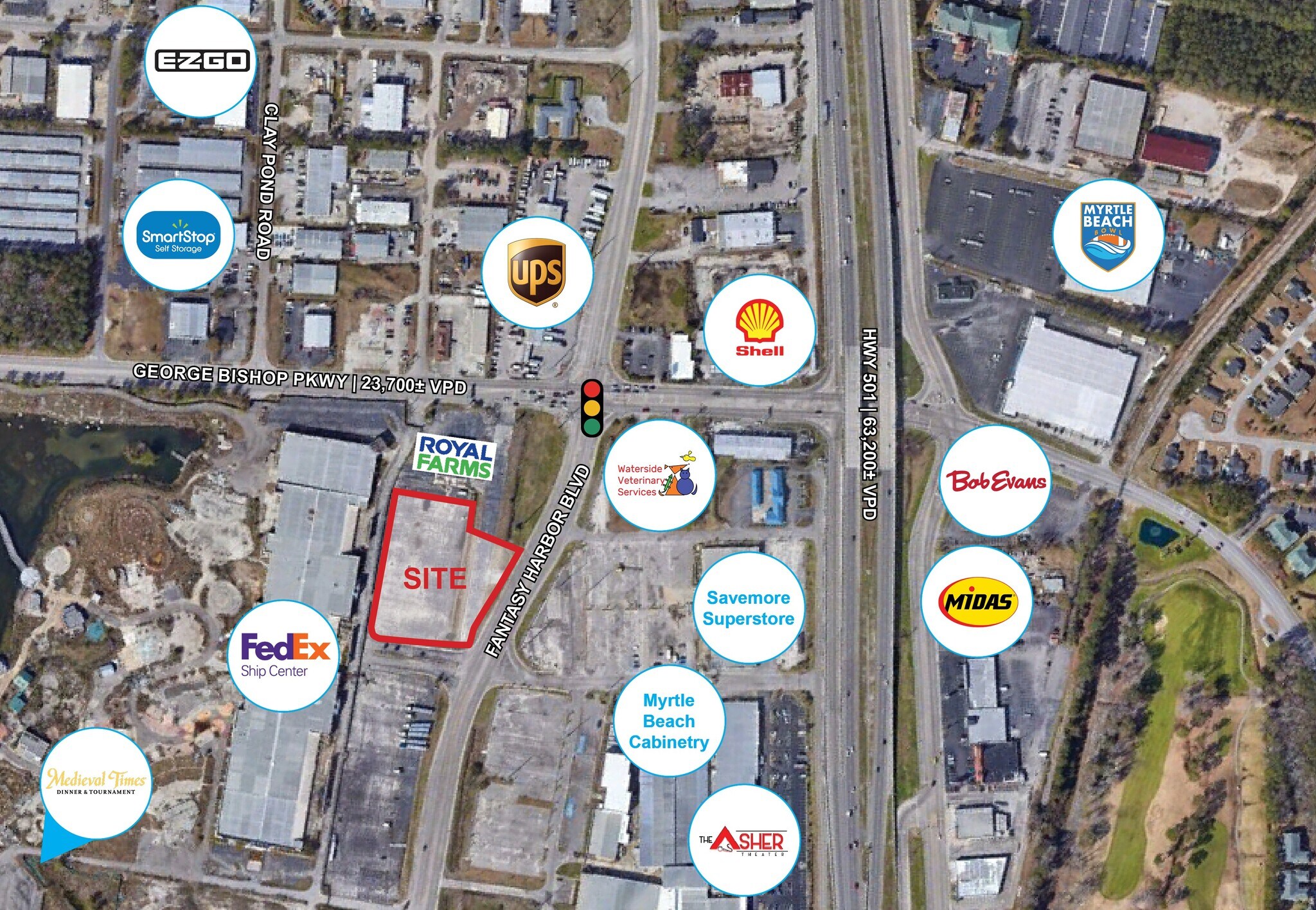 Fantasy Harbour Blvd @ George Bishop Pkwy, Myrtle Beach, SC for Rent