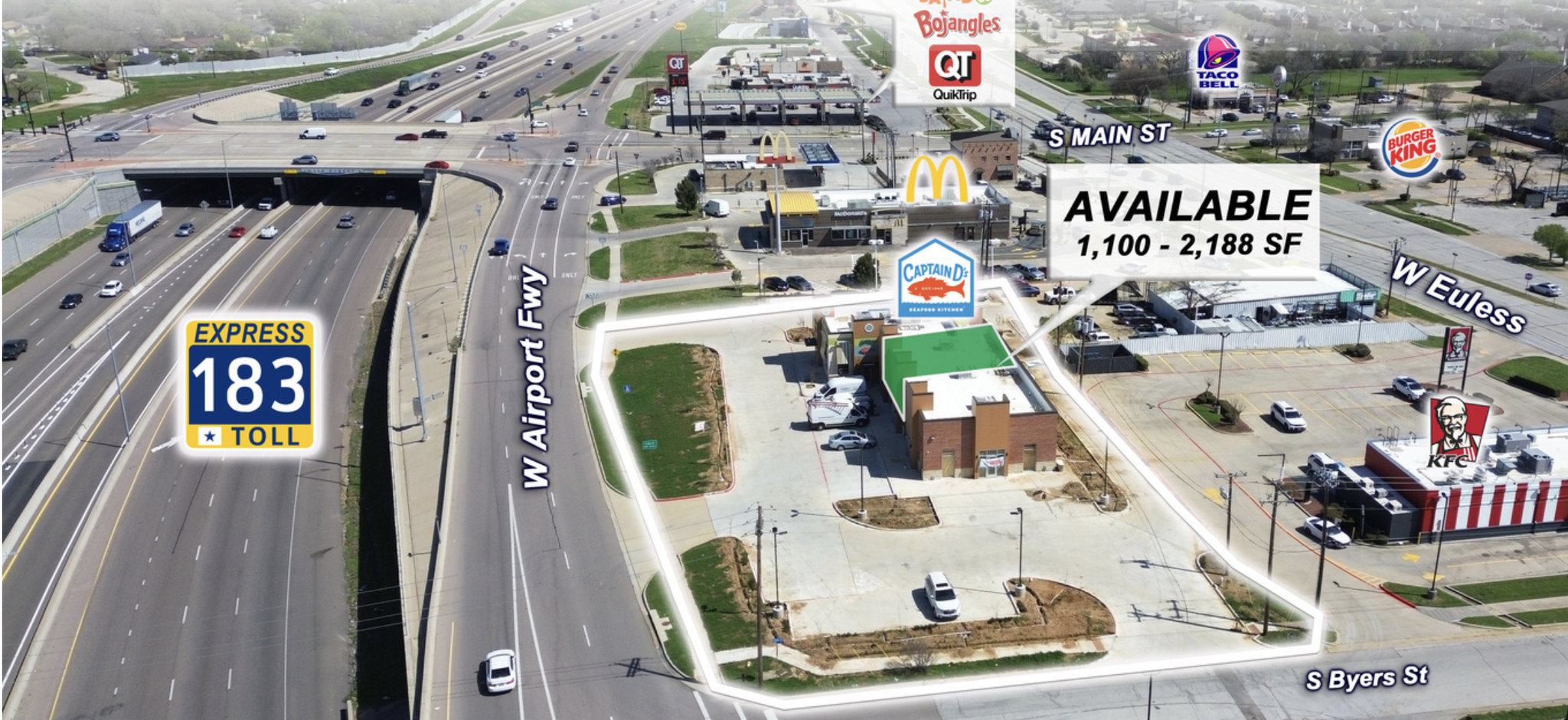 107 Airport Fwy, Euless, TX for Rent