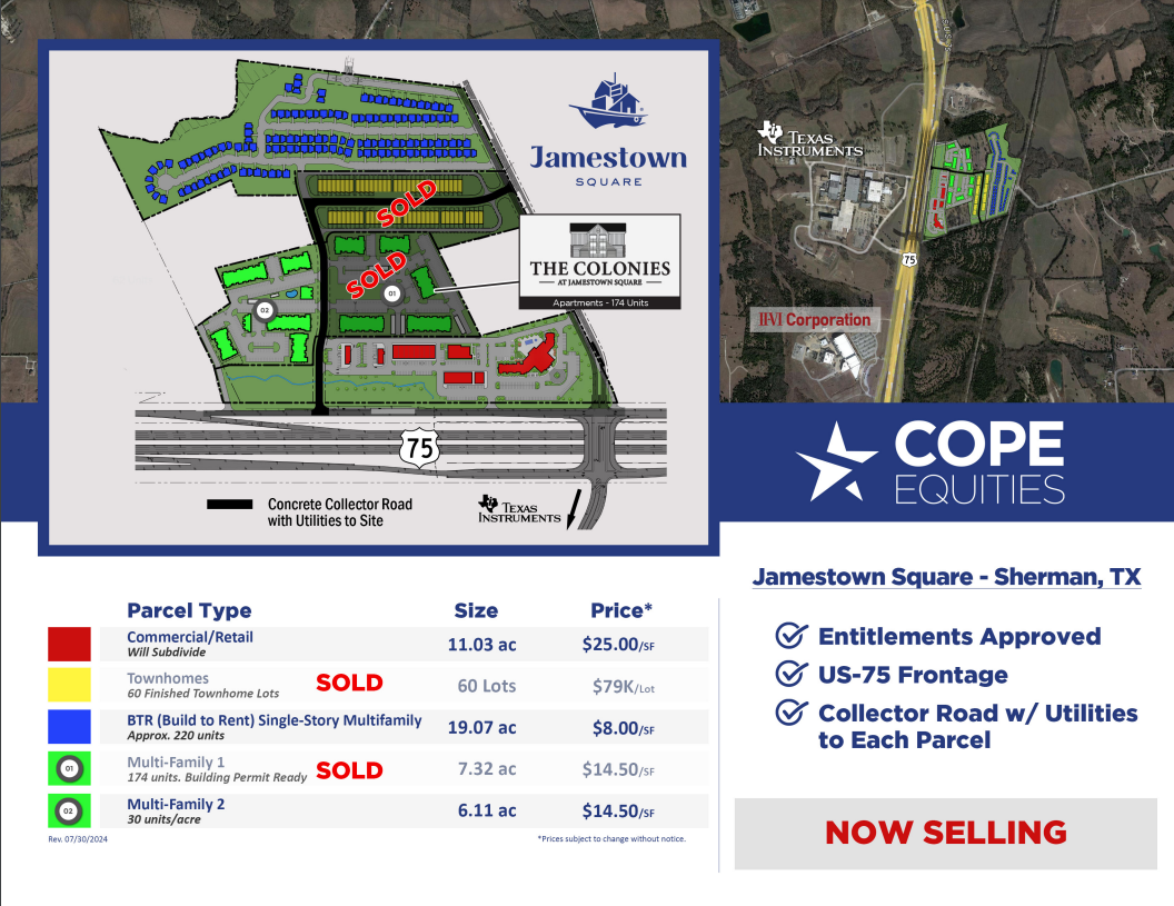 US-75 & Akers Road, Sherman, TX for Sale