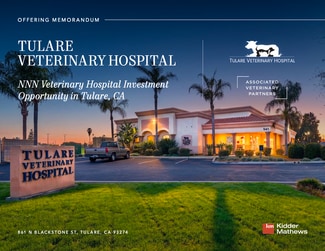 Tulare, CA Veterinarian/Kennel - 861 N Blackstone St Tulare, CA Veterinarian/Kennel - 861 N Blackstone St