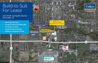 Porterville, CA Commercial Land - W. Springville Avenue