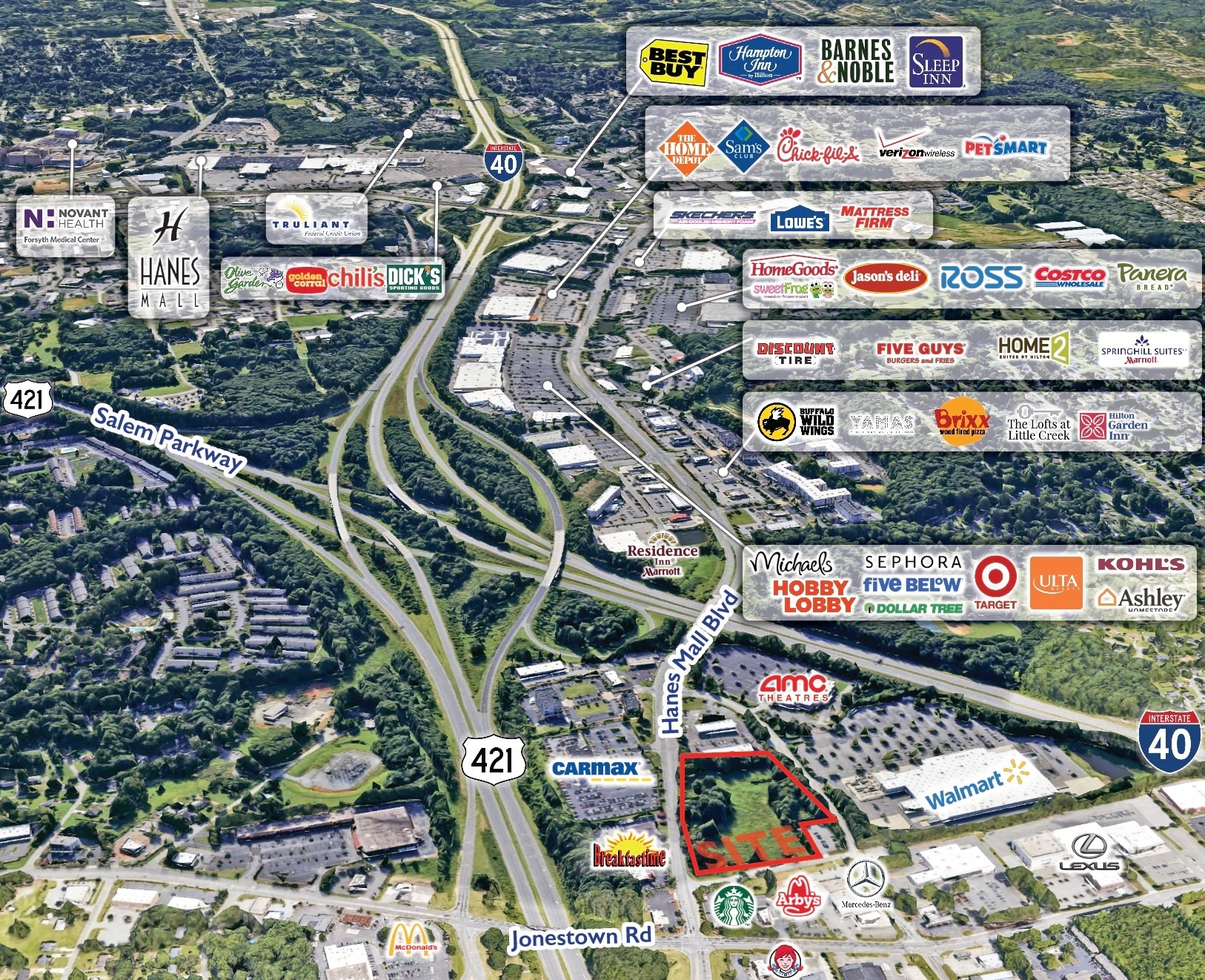 Hanes Mall Blvd, Winston-Salem, NC for Sale