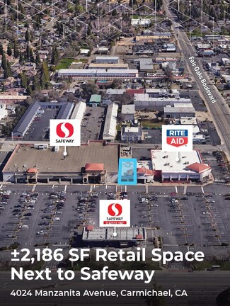 Carmichael, CA Retail - 4010-4020 Manzanita Ave
