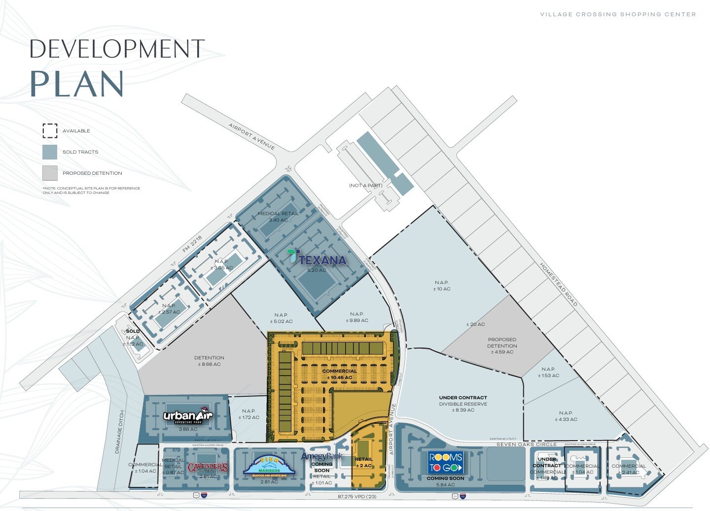 Southwest Fwy & Airport Ave, Rosenberg, TX for Rent
