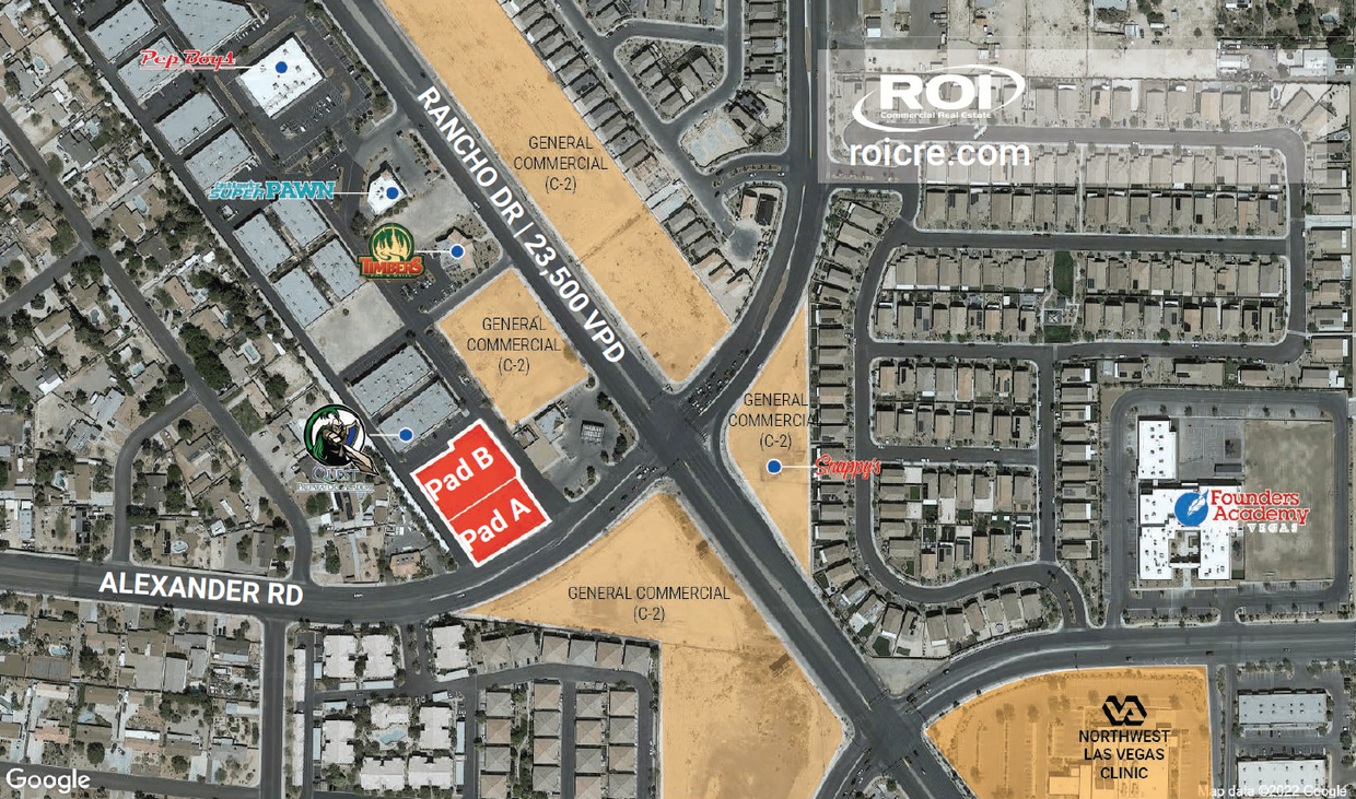 W Alexander Rd @ N Rancho Dr, Las Vegas, NV for Sale