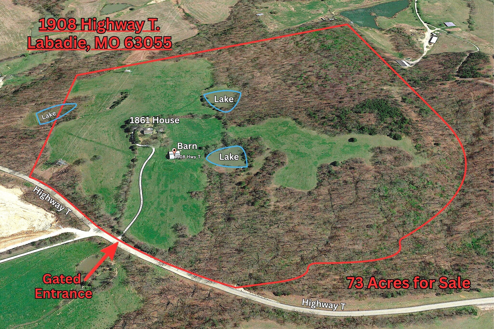 1908 Highway T, Labadie, MO for Sale