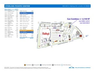 Lincoln, CA Retail - 765 S Hwy Lincoln, CA Retail - 765 S Hwy