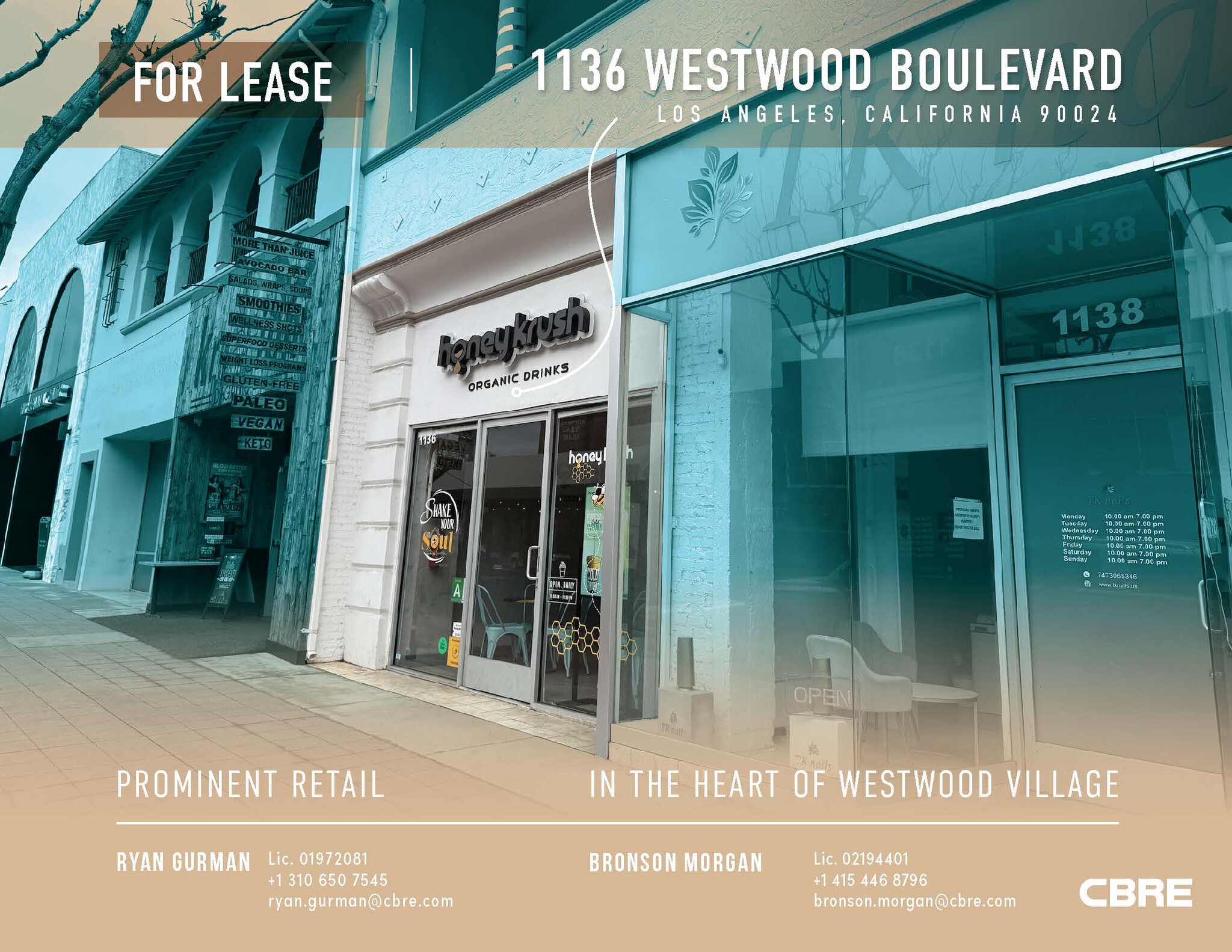 1136-1140 Westwood Blvd, Los Angeles, CA for Rent