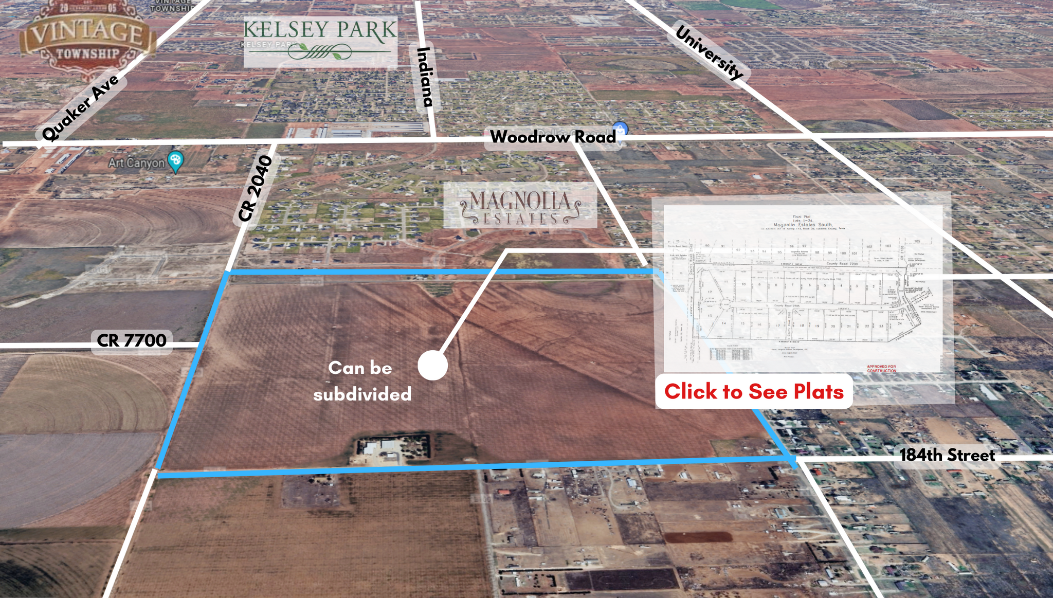 175th Street, Lubbock, TX for Sale