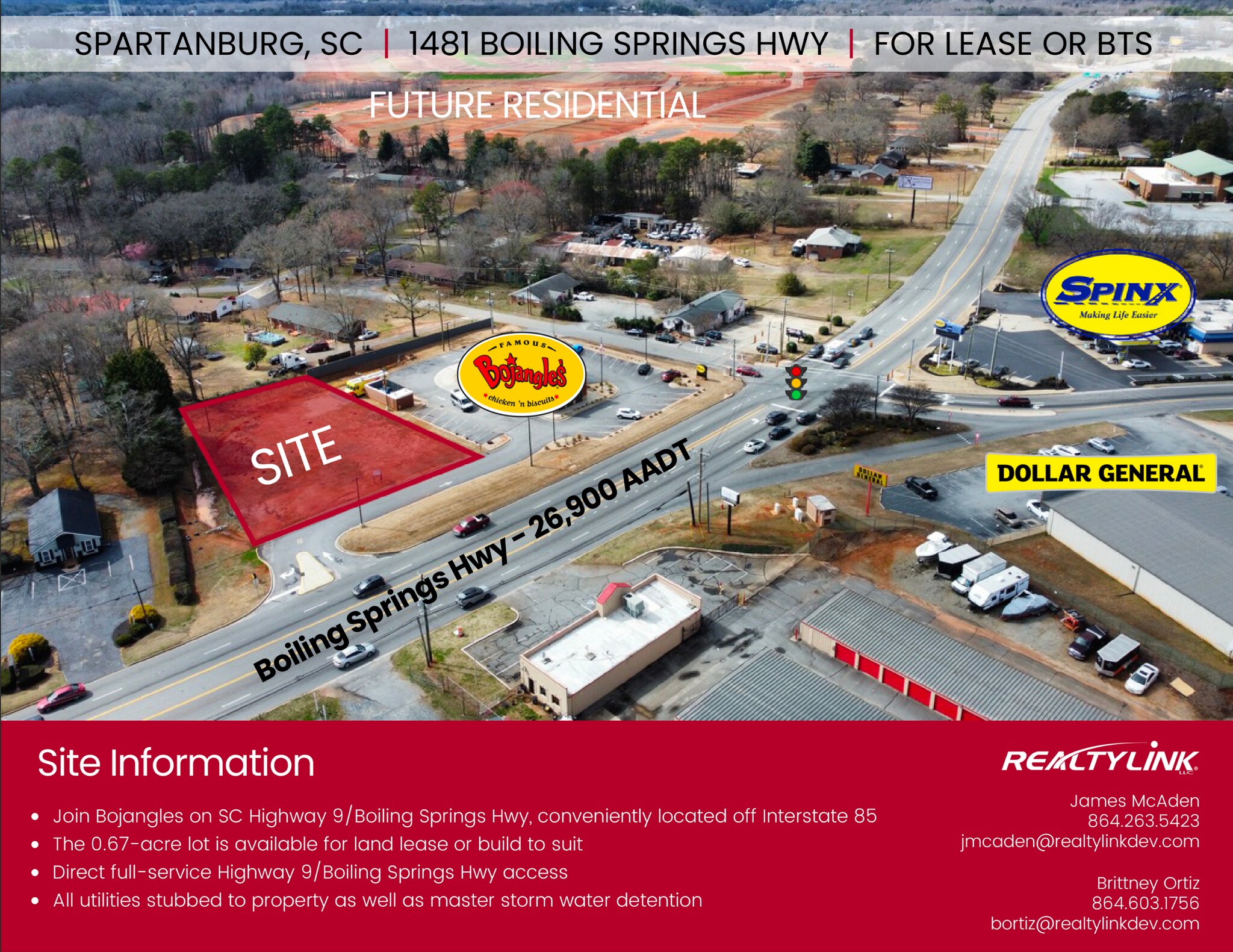 Melody Lane & Boiling Springs Rd, Boiling Springs, SC for Rent