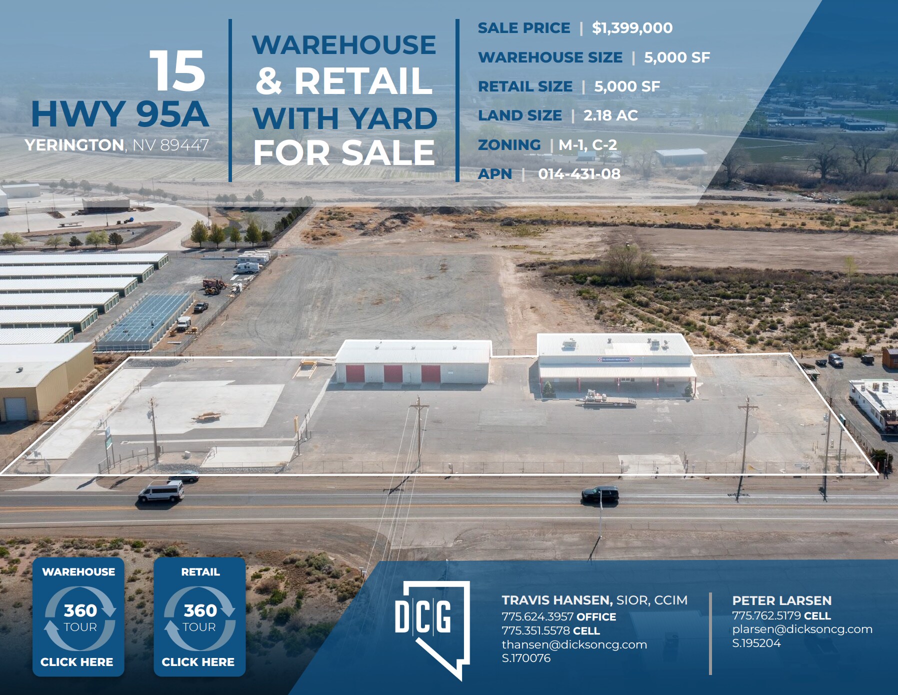 15 US Highway 95A N, Yerington, NV for Sale