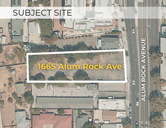 San Jose, CA Commercial Land - 1665 Alum Rock Ave