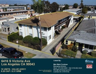 Los Angeles, CA Apartments - 6416 S Victoria Ave