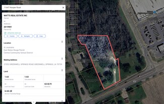 Baton Rouge, LA Commercial Land - 11647 Hooper Rd