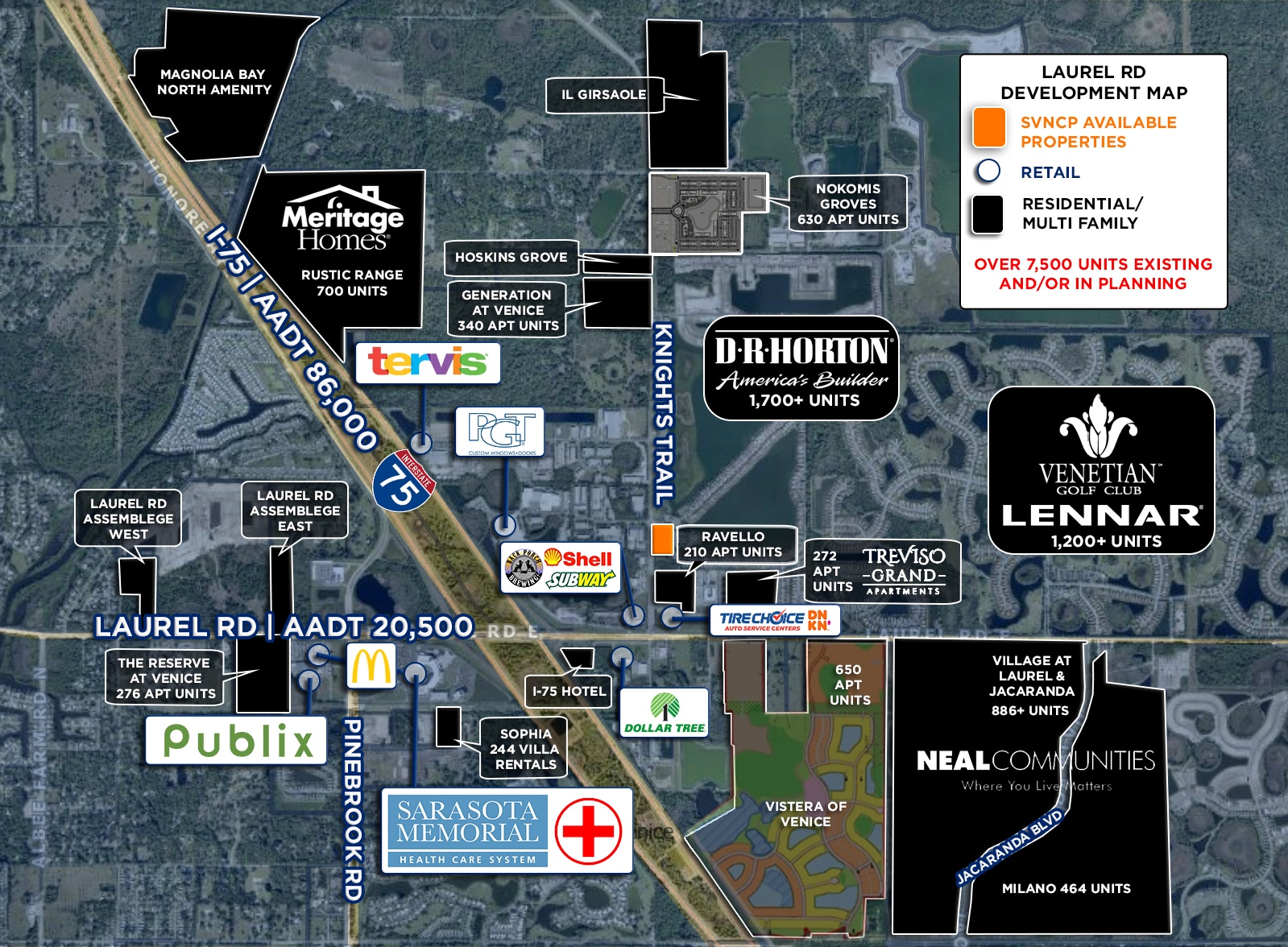 Knights Trail Rd @ Maraviya blvd, Nokomis, FL for Sale