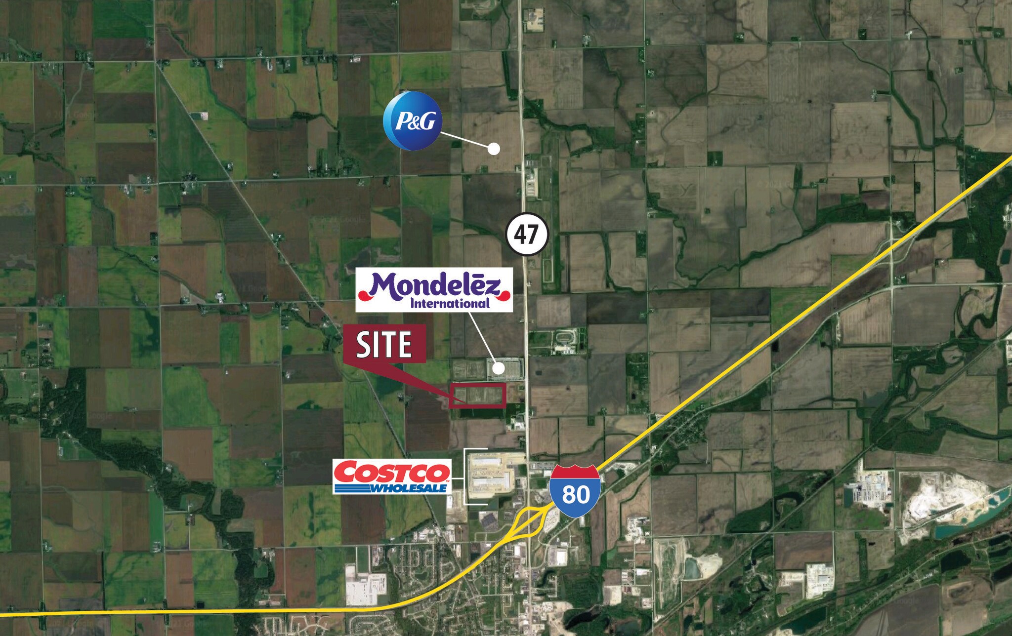 Route 47 @ Granville St, Morris, IL for Sale