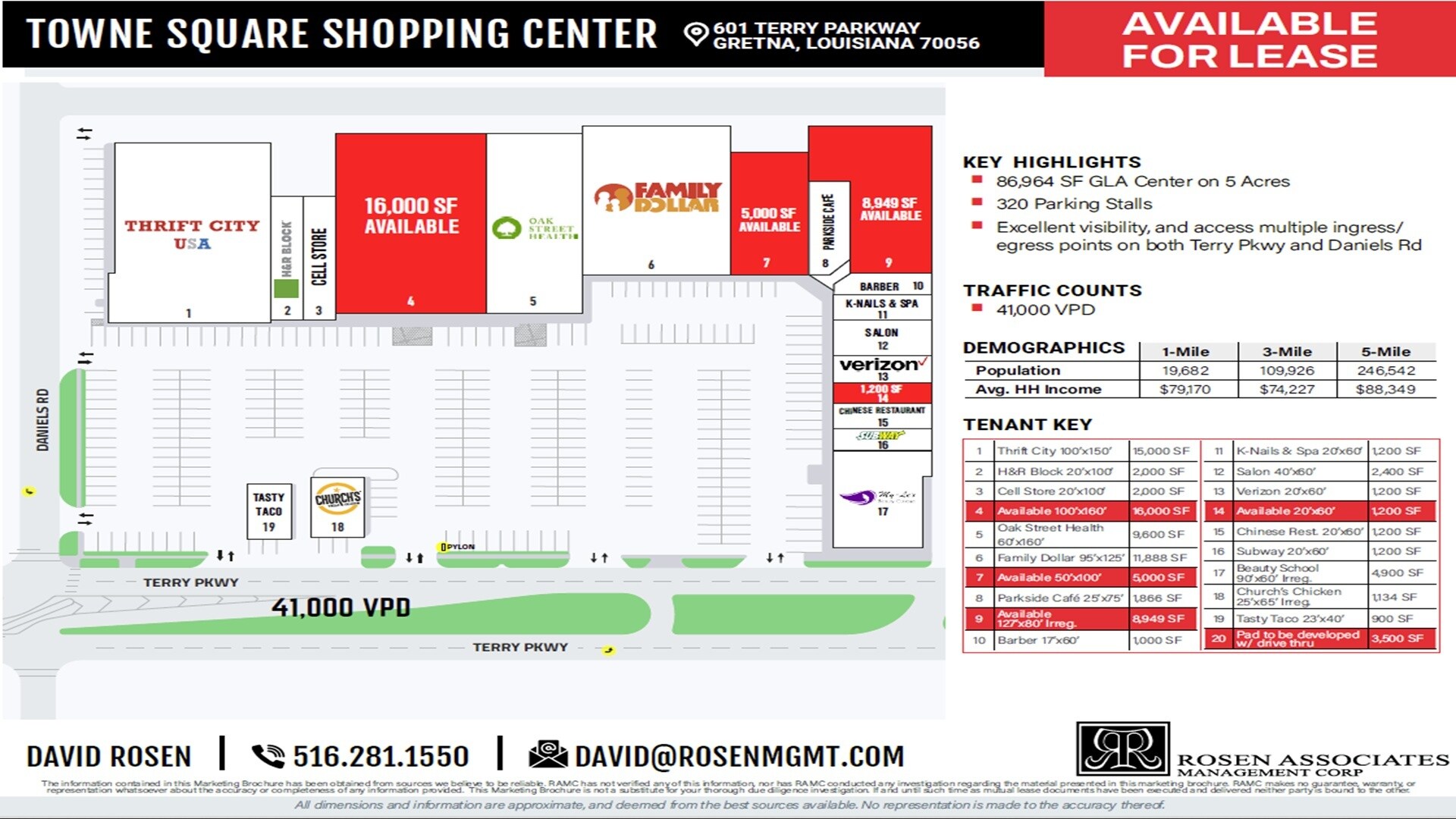 601 Terry Pky, Gretna, LA for Rent