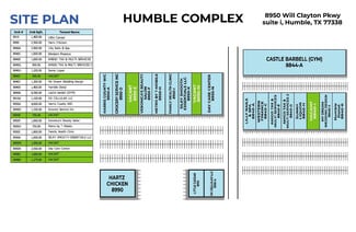 Humble, TX Retail - 8950 Will Clayton Pky Humble, TX Retail - 8950 Will Clayton Pky