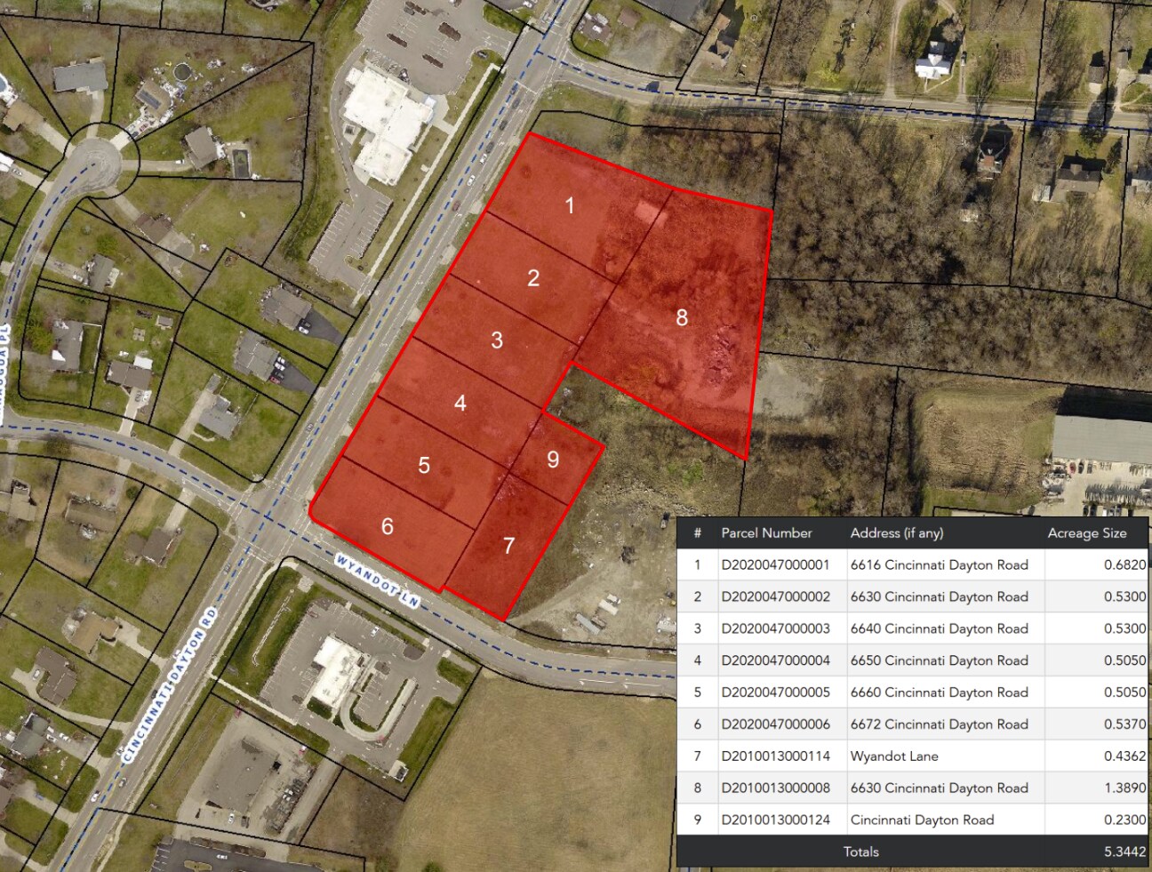 6616-6672 Cincinnati Dayton Rd, Liberty Township, OH for Sale