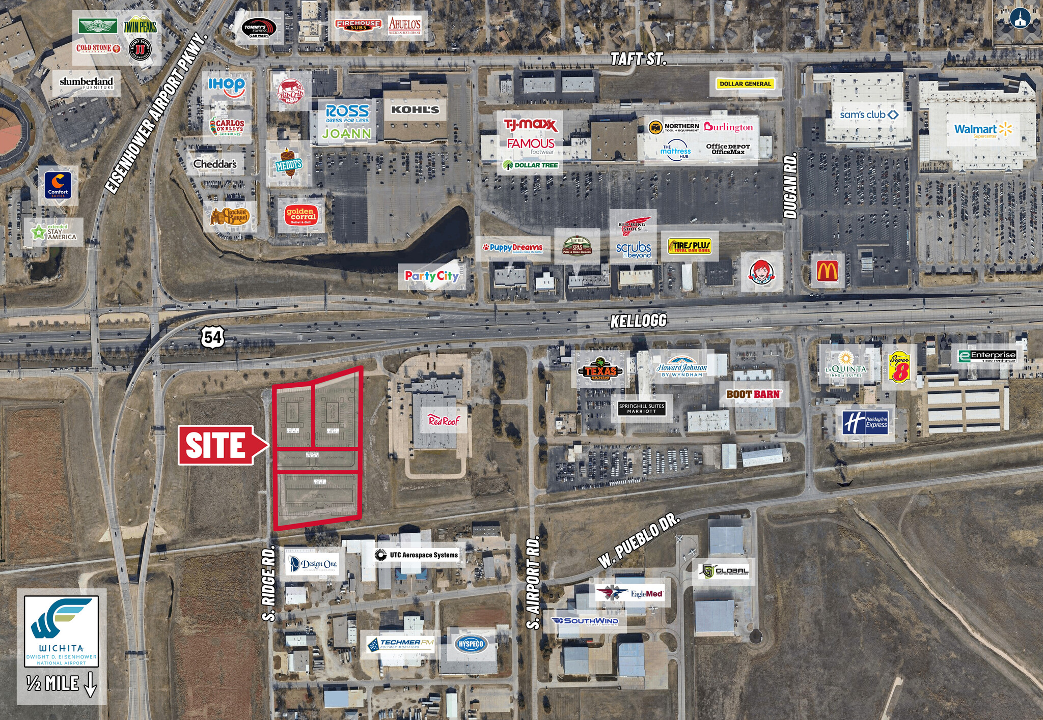 Kellogg Dr. @ Ridge Rd. East of SE/c, Wichita, KS for Sale