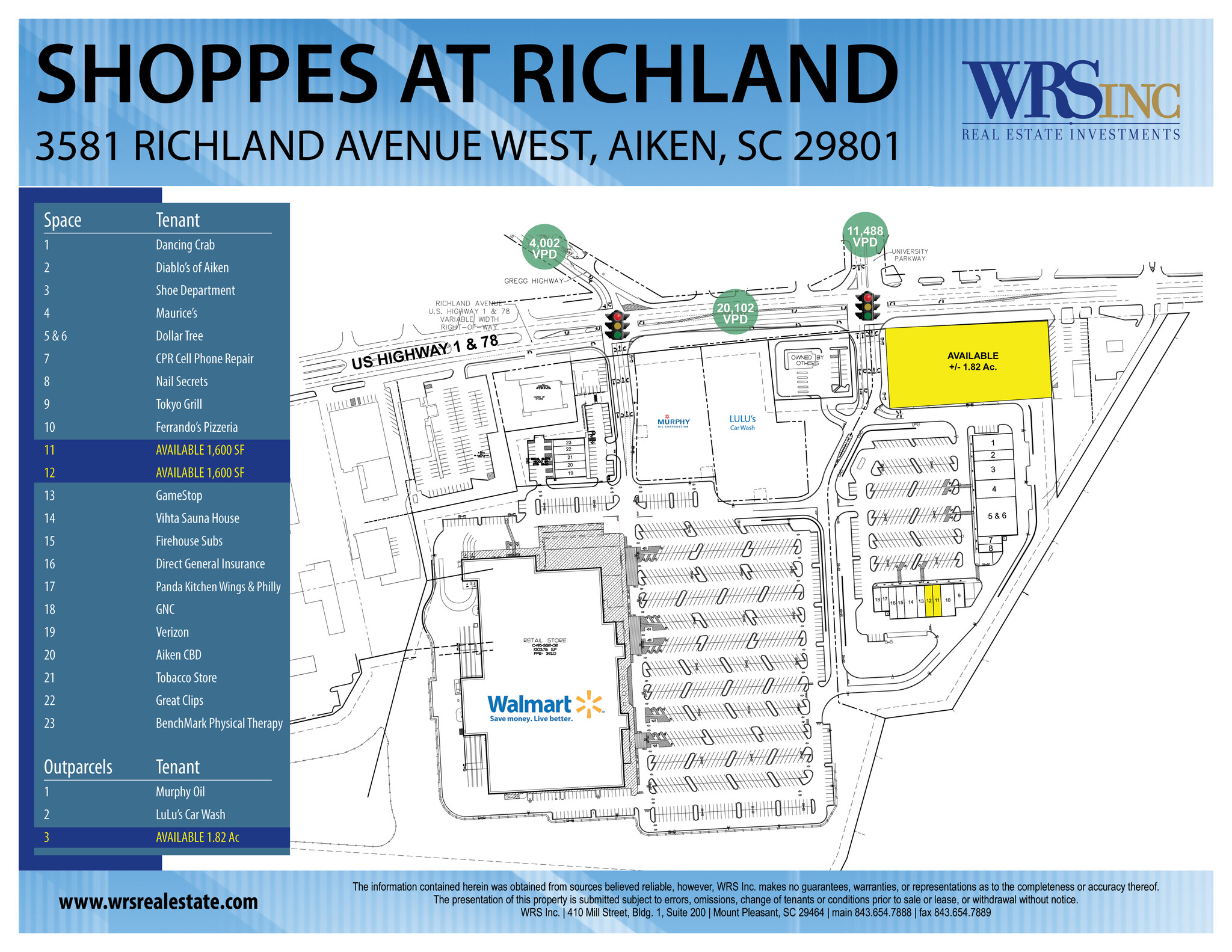 3533-3605 Richland Ave W, Aiken, SC for Rent