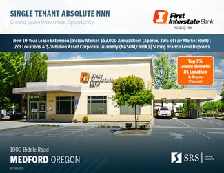 Medford, OR Bank - 1000 Biddle Rd Medford, OR Bank - 1000 Biddle Rd