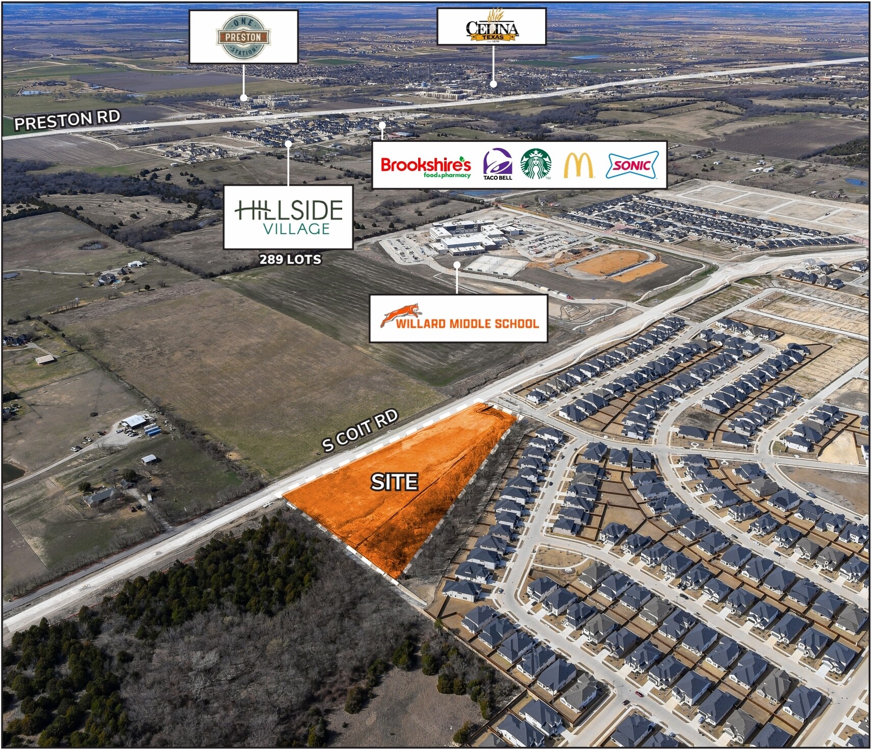 Coit Rd, Celina, TX for Sale