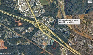 Macon-Bibb, GA Commercial Land - 4440 Riverside Dr