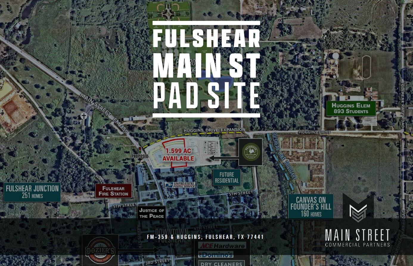 FM 359 & Huggins dr, Fulshear, TX for Sale