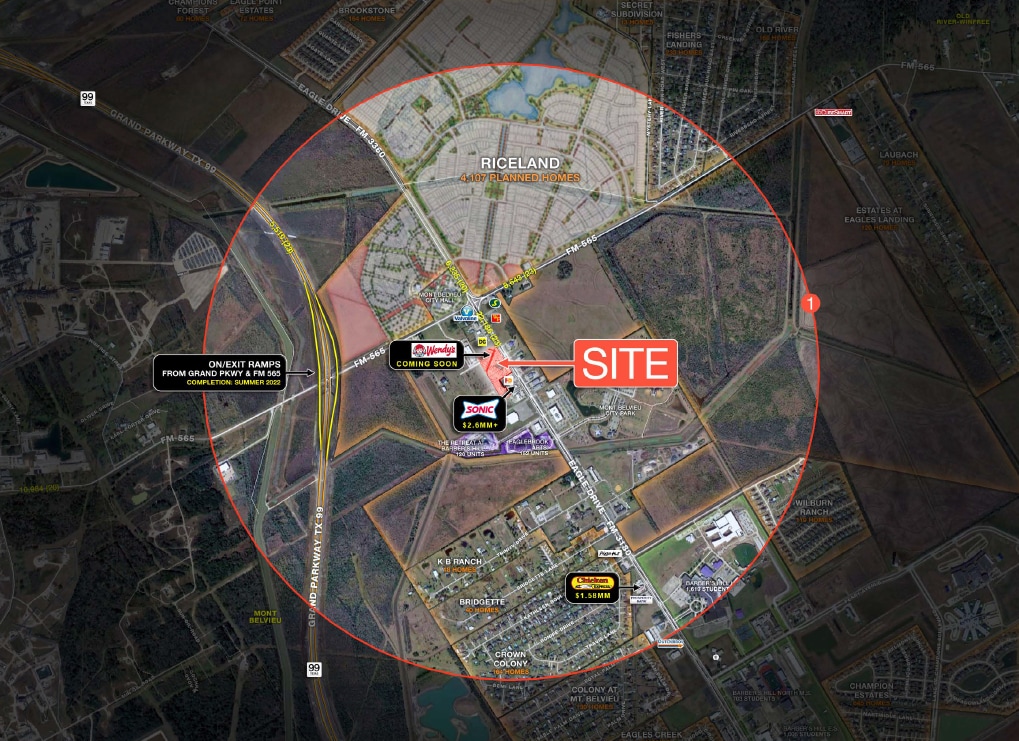 SWQ FM 565 & Eagle Dr, Mont Belvieu, TX for Rent