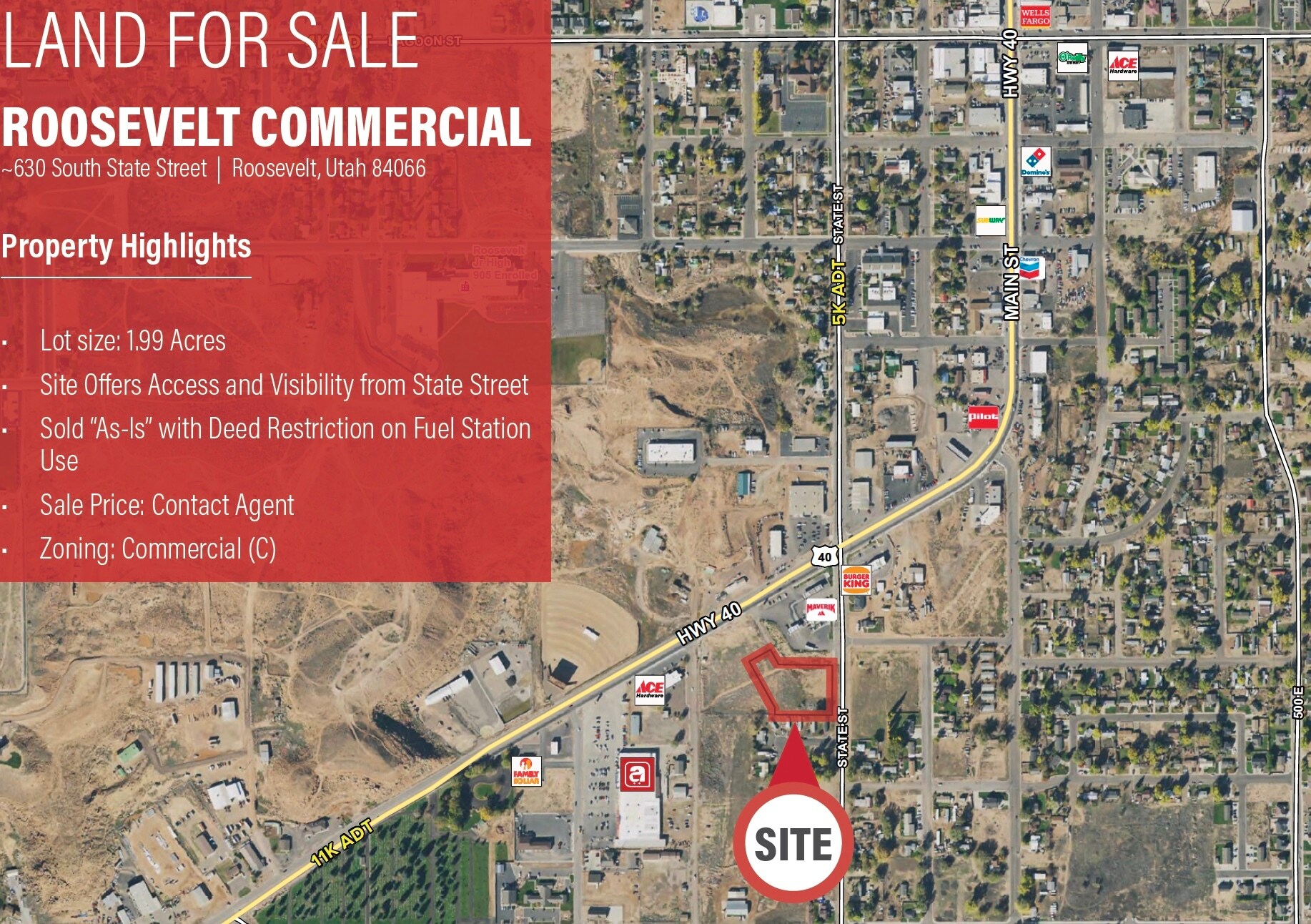 630 State St, Roosevelt, UT for Sale