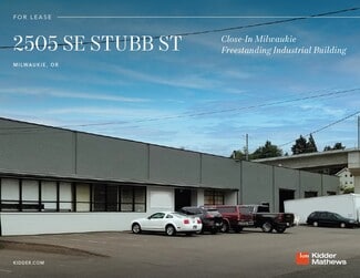 Milwaukie, OR Industrial - 2505 SE Stubb St Milwaukie, OR Industrial - 2505 SE Stubb St