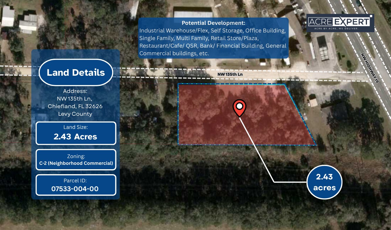 NW 135th ln, Chiefland, FL for Sale