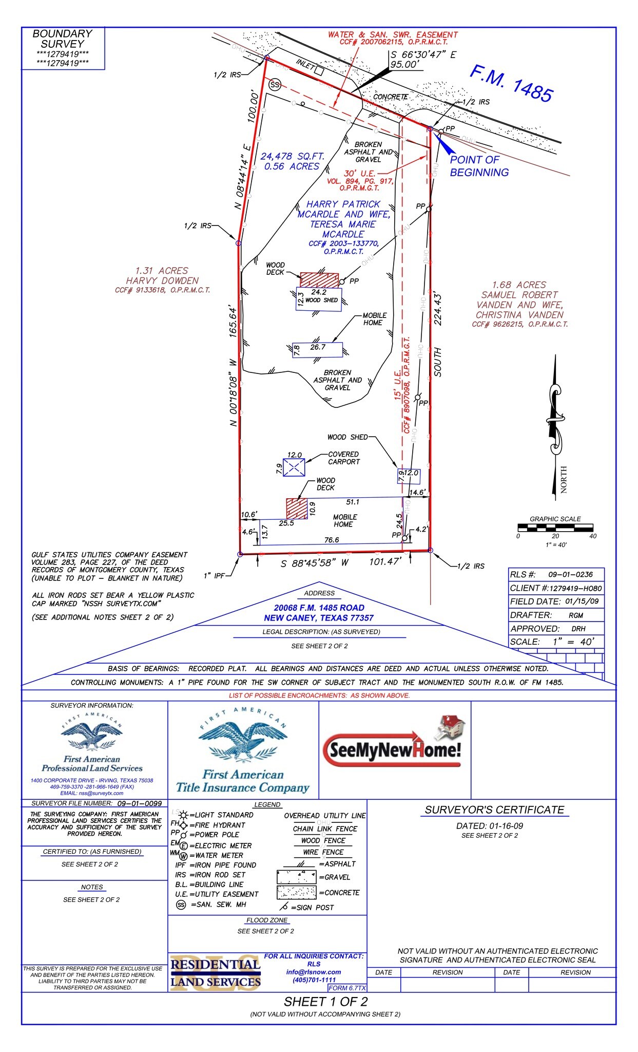 20068 Fm 1485 Rd, New Caney, TX for Rent