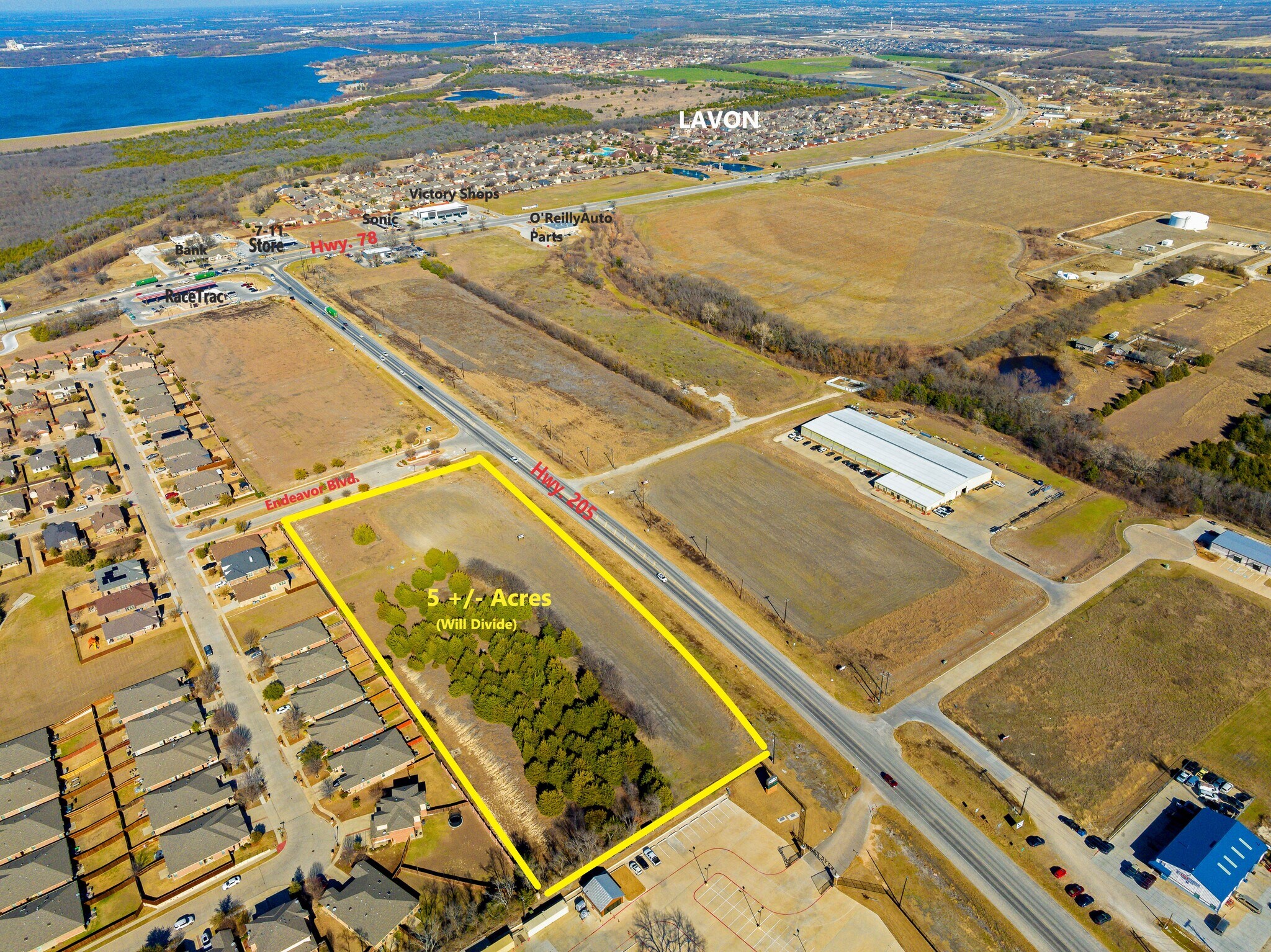 Hwy 205 @ Hwy 78, Lavon, TX for Sale