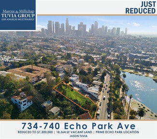 Los Angeles, CA Residential Land - 734-740 N Echo Park