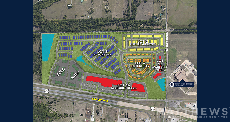 NEC of Pondersoa & N Collins Pkwy Howe TX 75459, Howe, TX for Sale