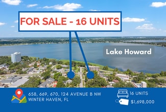 16 Units with Lake Views - $106,125/unit
