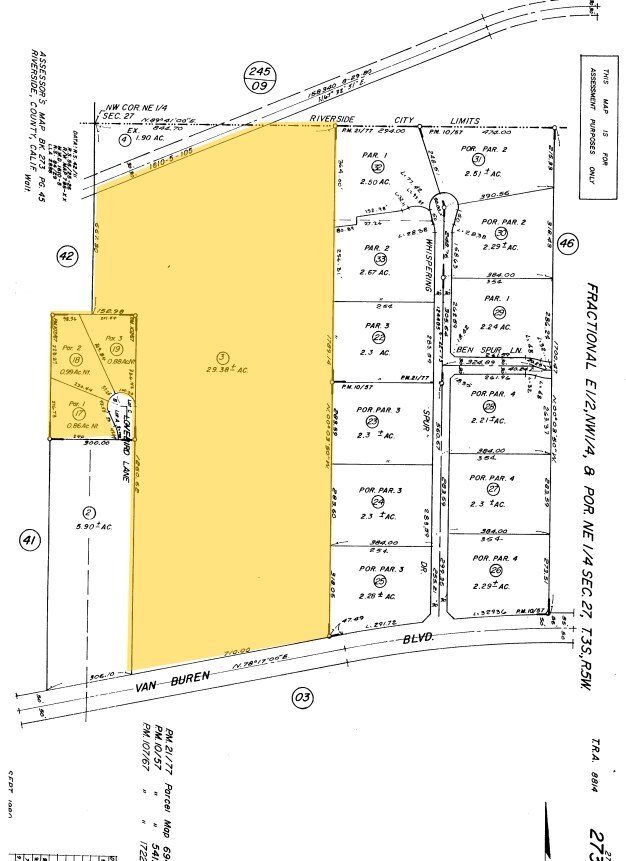 Van Buren Blvd @ Dauchy, Riverside, CA for Sale