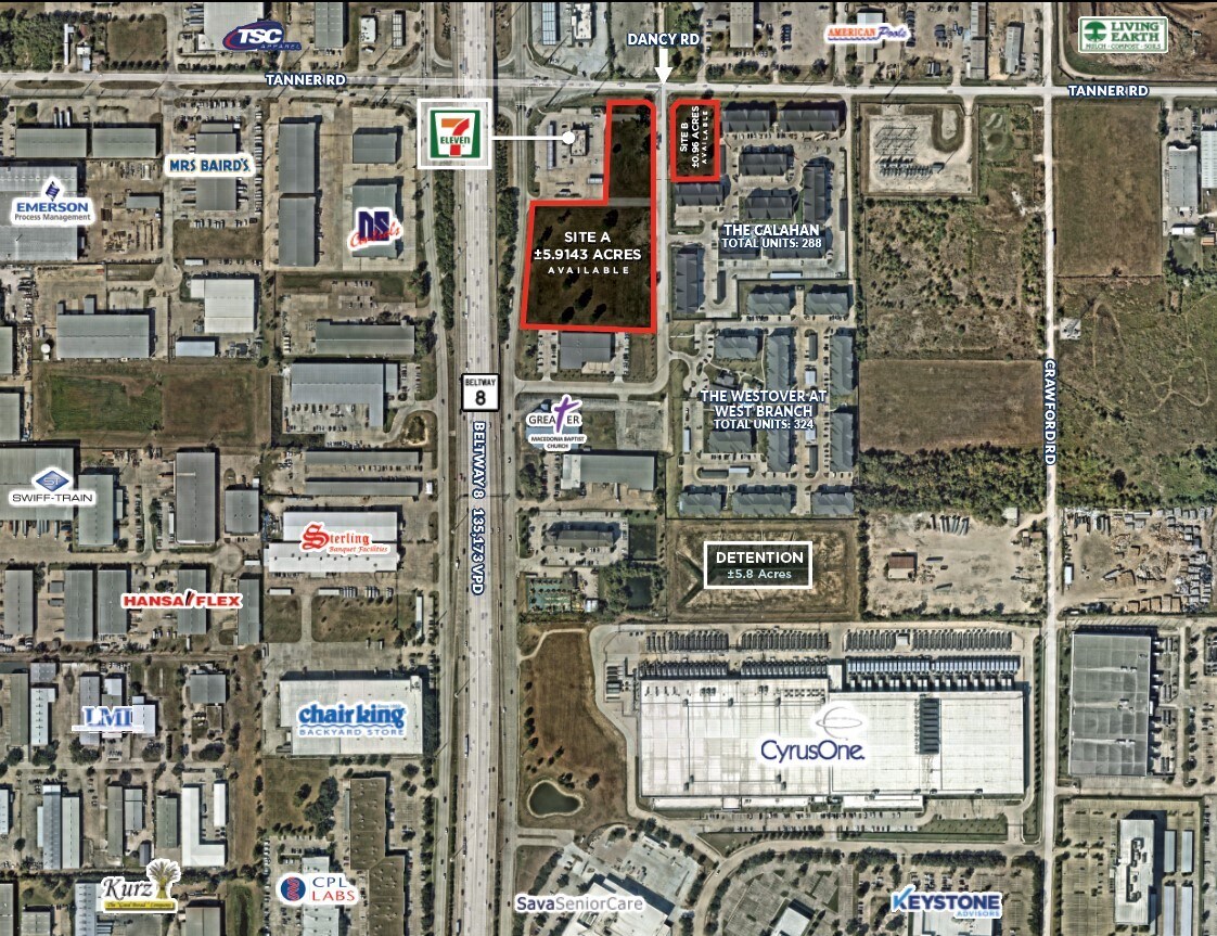 Beltway 8 & Tanner Rd, Houston, TX for Sale