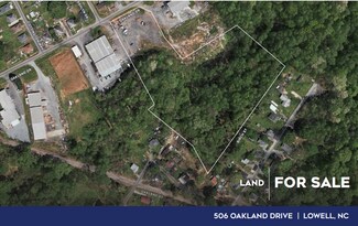 Lowell, NC Commercial Land - 506 Oakland Dr Lowell, NC Commercial Land - 506 Oakland Dr