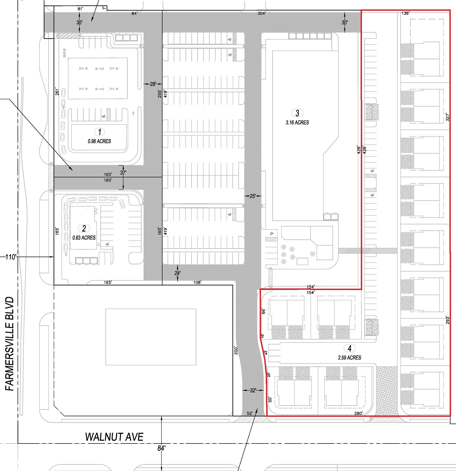 NEC Farmersville & Walnut, Farmersville, CA for Sale