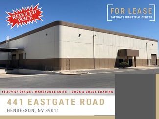 Henderson, NV Industrial - 441 Eastgate Rd Henderson, NV Industrial - 441 Eastgate Rd