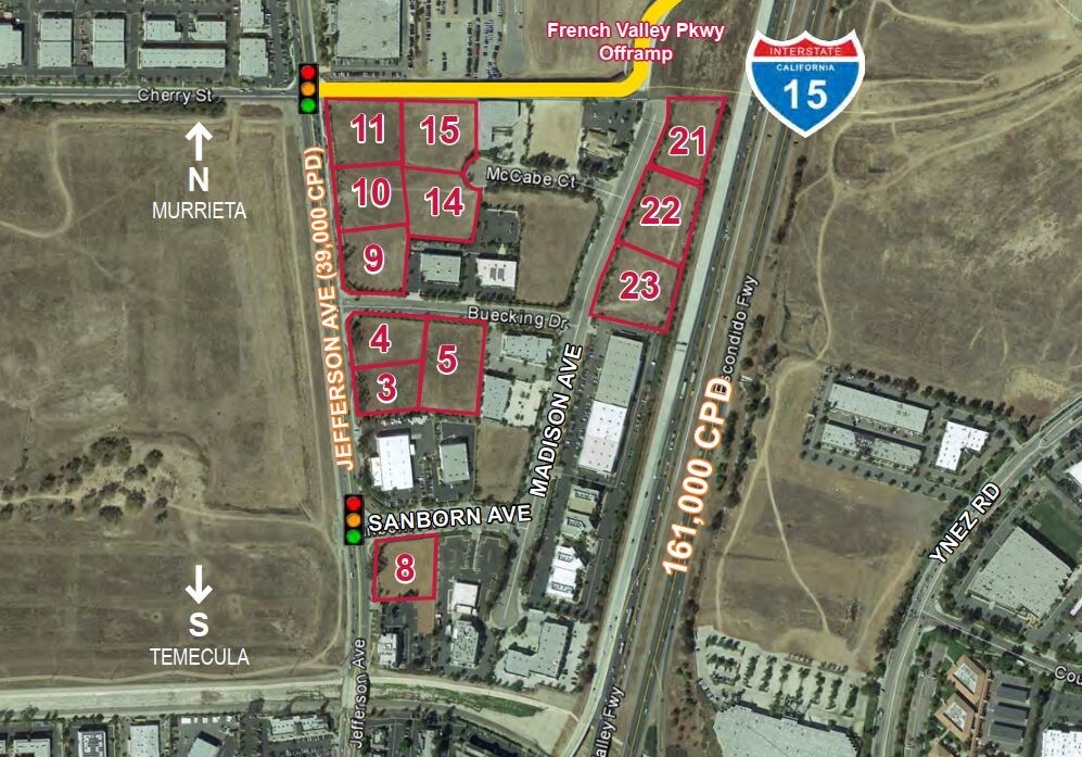 1.68 Acres SEQ French Valley Pky & Jefferson Ave, Temecula, CA for Sale