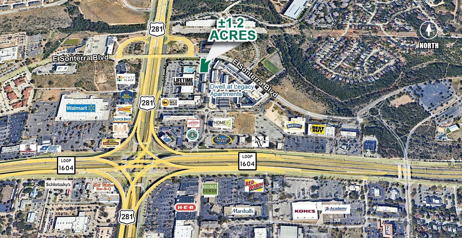 E Sonterra Blvd & Hwy 281, San Antonio, TX for Sale