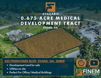 Evans, GA Commercial Land - 422 Town Park Blvd
